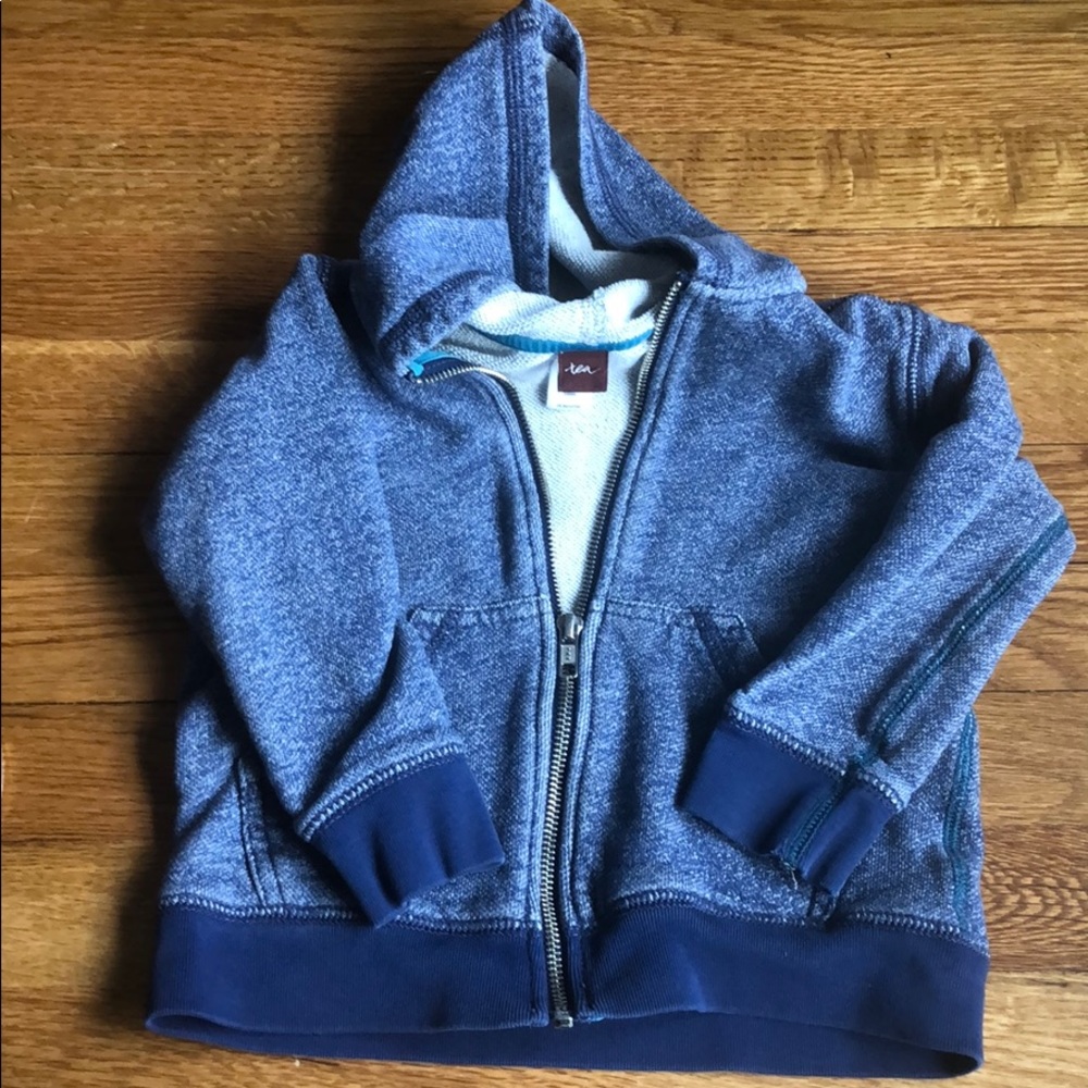 Tea collection size 3 blue hoodie